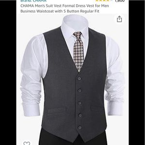 Men’s Chama 5 Button Classic Fit Vest
